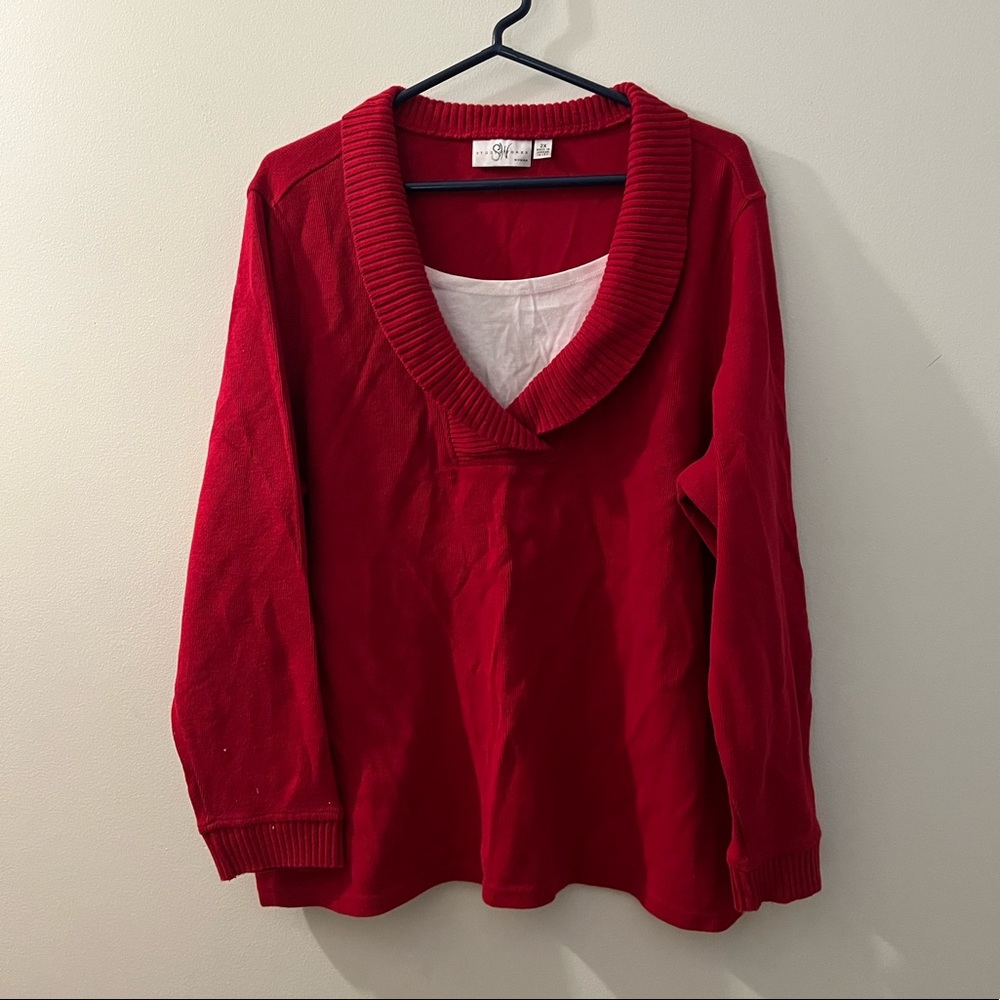 Studio Works red sweater